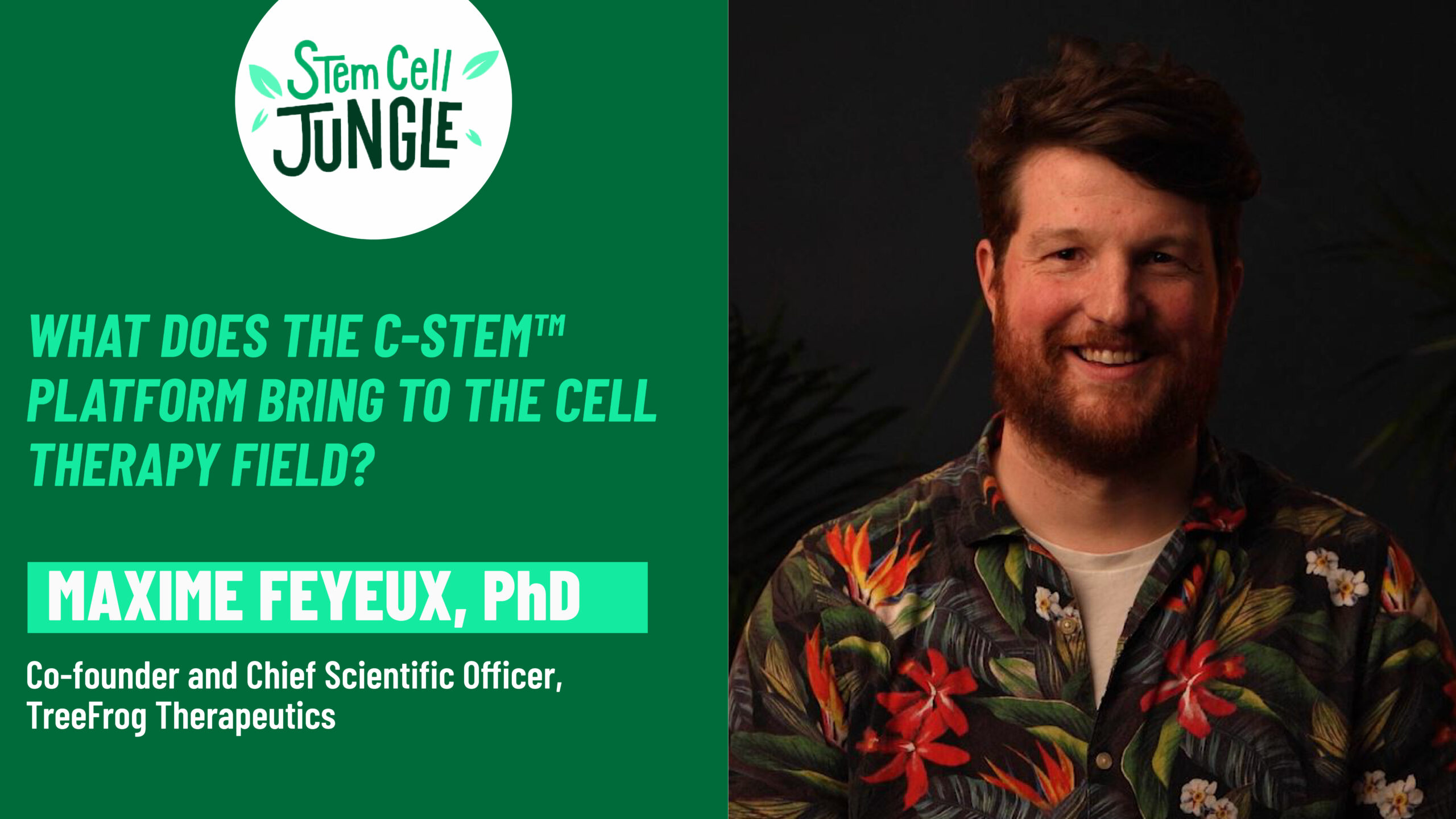 What does the C-Stem™ platform bring to the cell therapy field?