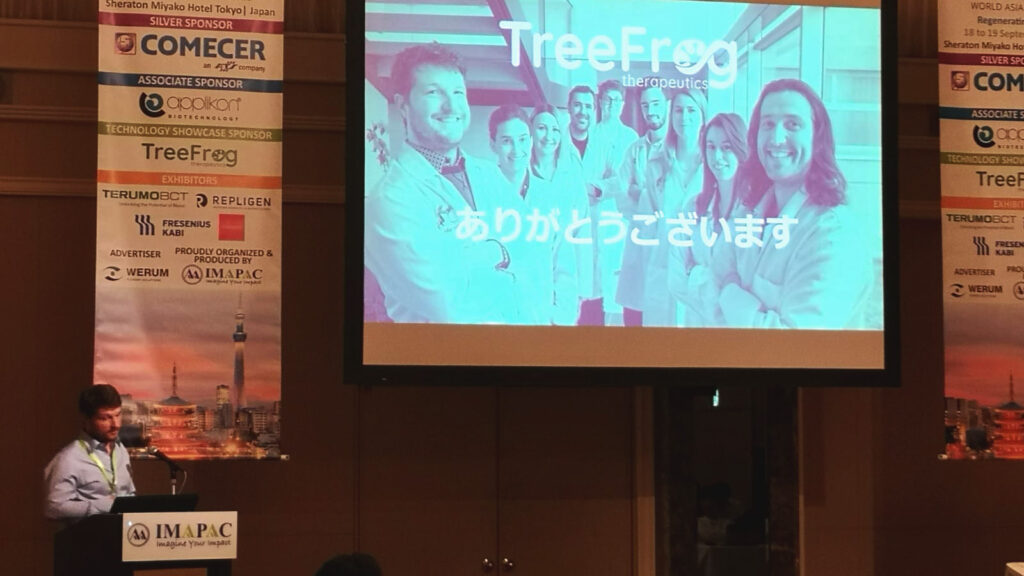 TreeFrog Therapeutics was Japan from the 10th to 21th of September 2019 to meet key academic and industry players. Notably, our team gave a presentation at the mecca of iPS : the Center for iPS Cell Research and Application (CiRA), Kyoto University. And on September 18th, Maxime Feyeux, our CSO, gave an oral presentation about C-Stem™ at the IMAPAC Cell Therapy World Asia conference in Tokyo ! We are very grateful for the help of Business France in organizing this roadshow !